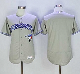 Toronto Blue Jays Customized Men's Gray Flexbase Collection Stitched Baseball Jersey,baseball caps,new era cap wholesale,wholesale hats